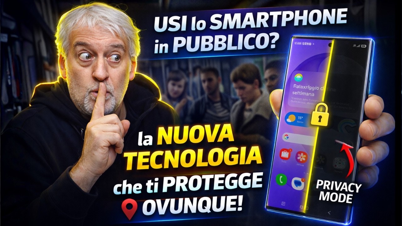 USI lo SMARTPHONE in PUBBLICO? la NUOVA TECNOLOGIA che ti PROTEGGE OVUNQUE! S26 Ultra Samsung