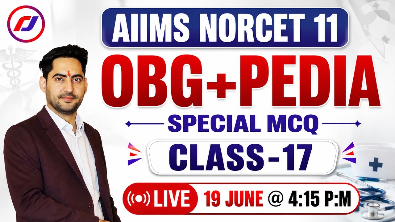 AIIMS NORCET 11 | OBG + PEDIA | Most Important Questions 2026 | RJ Career Point