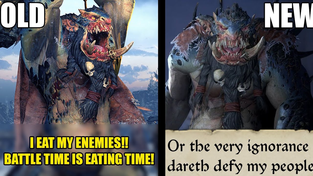 Throgg's Quote Changed in Warhammer3 Main Menu in the 6.3 Patch