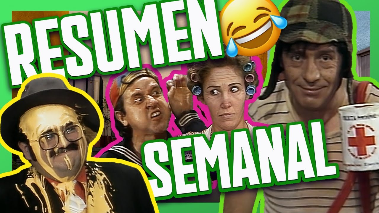 TRAVESURAS de El Chavo del 8: El Chavo juega con su resortera y provoca varios accidentes y más...