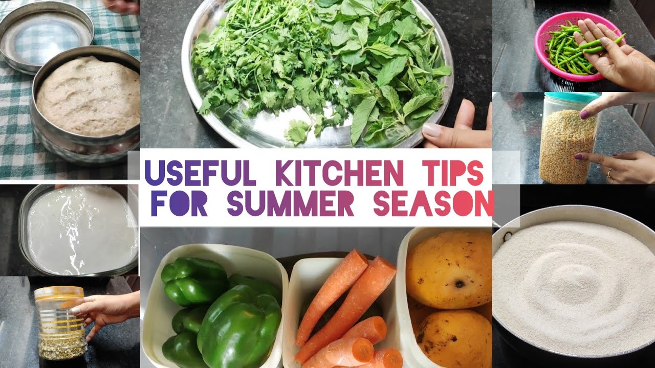 10 Useful Kitchen Tips for summer season| छोटी छोटी मगर मोटी बातें | Important tips for kitchen