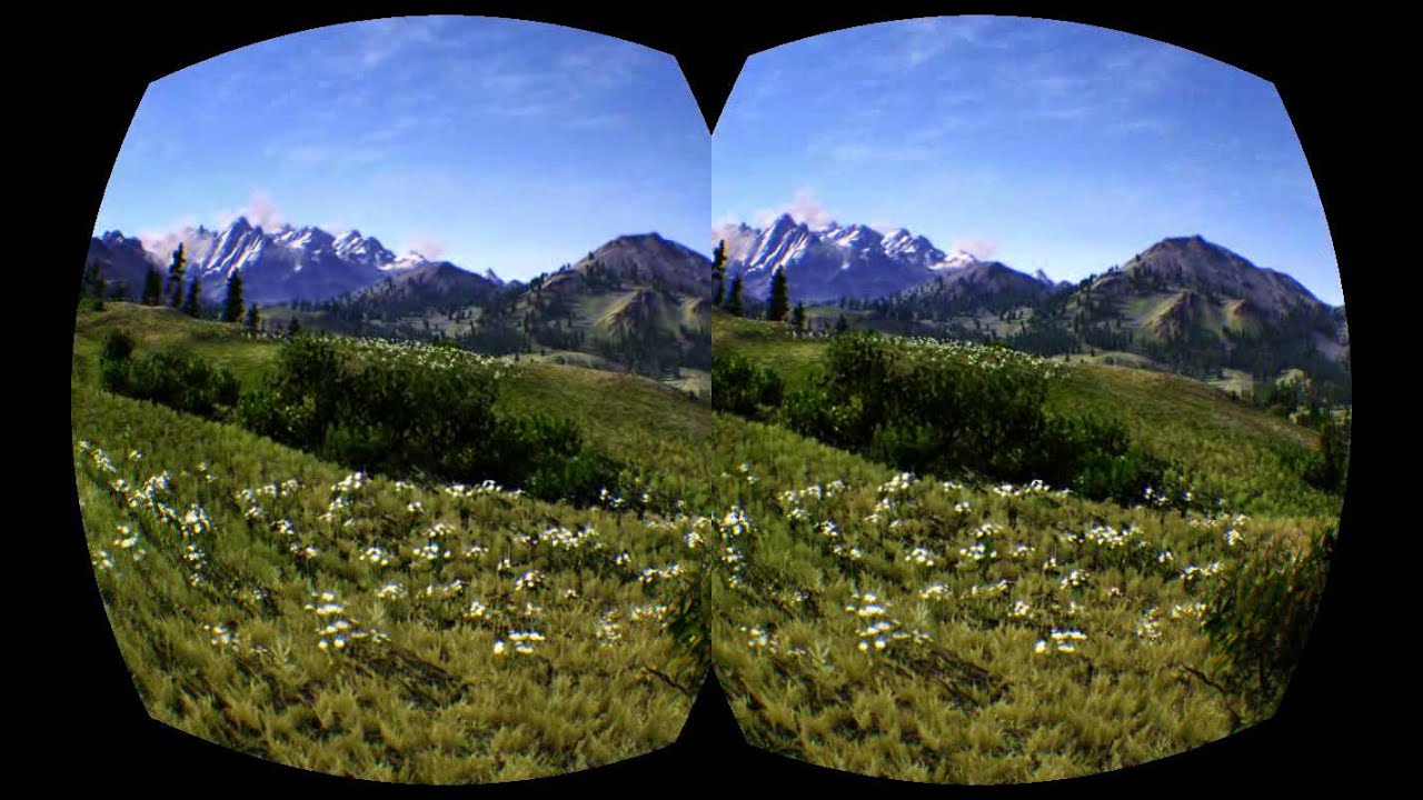 Oculus Rift video of Unigine Valley 1.0 benchmark