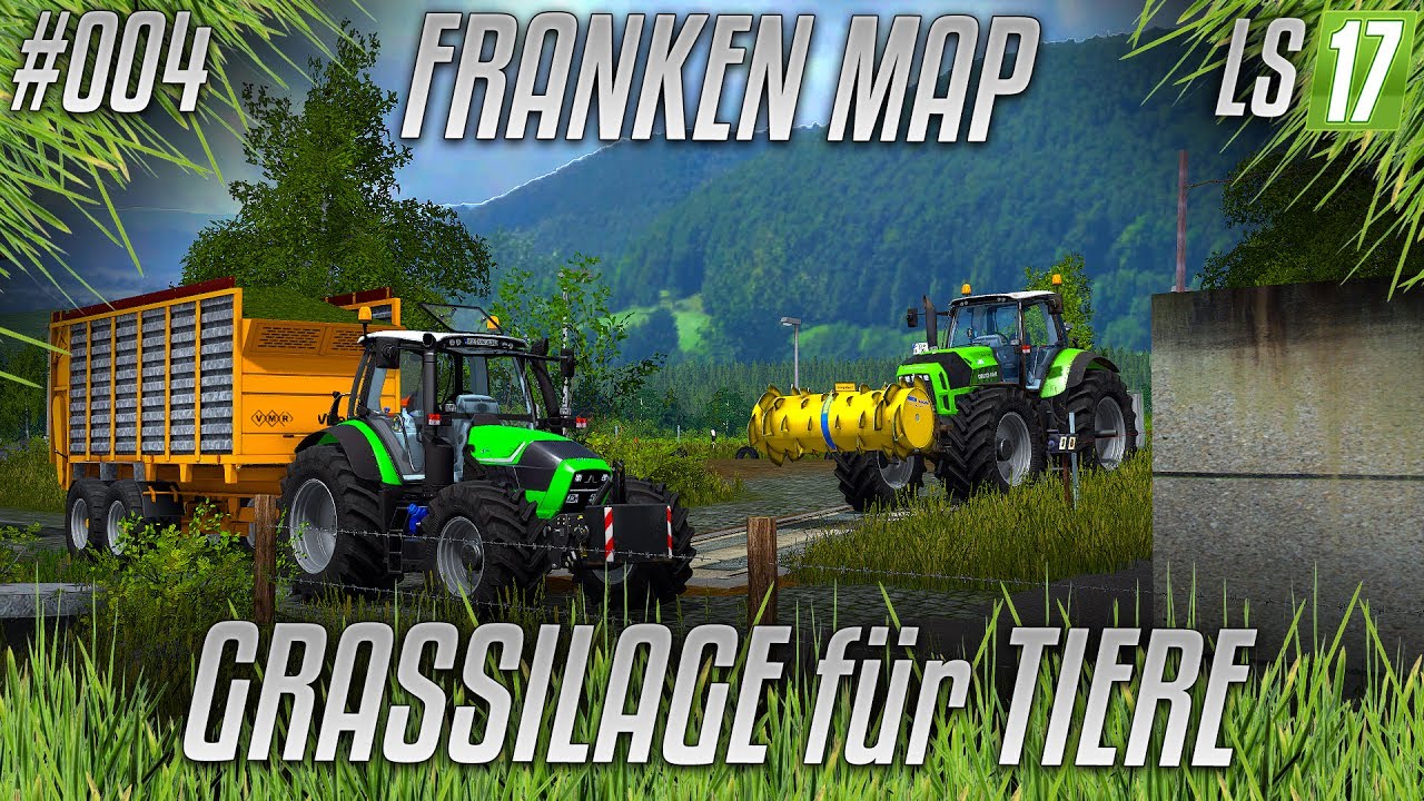LS17 - Franken Privatumbau #004 - GRASSILAGE für TIERE [HD] [german]
