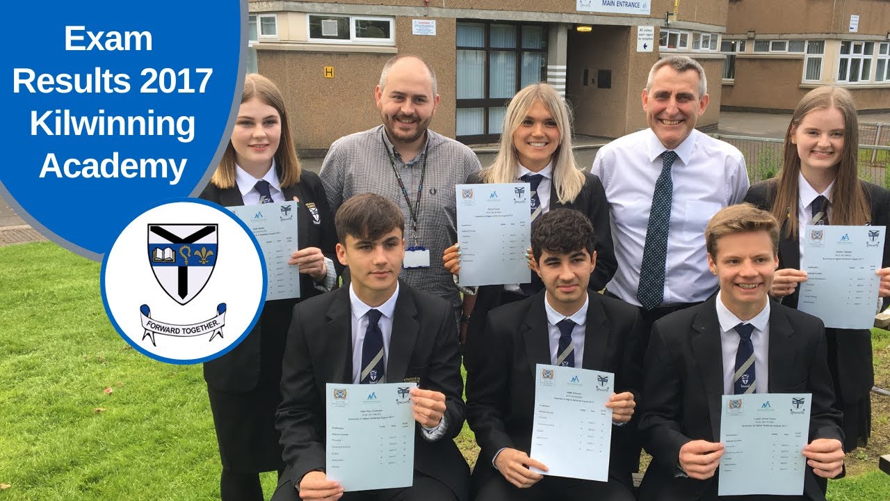 Kilwinning Academy on Exam Results Day 2017
