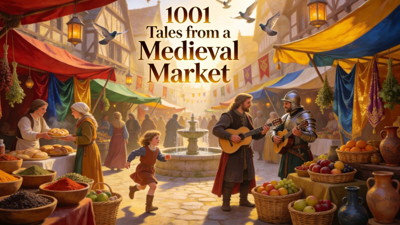 1001 Tales from a Medieval Market | Everyday Life Bardcore Ambience