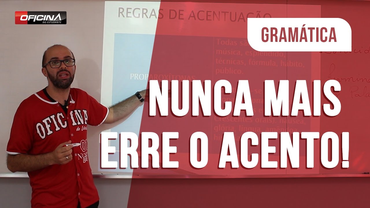 Como acentuar corretamente - Regras de acentuação