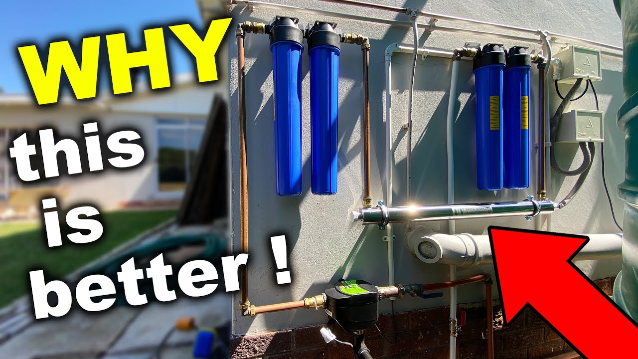 Installing a Rainwater Harvesting system to clean rain water | UV Tube, Pump, Filters