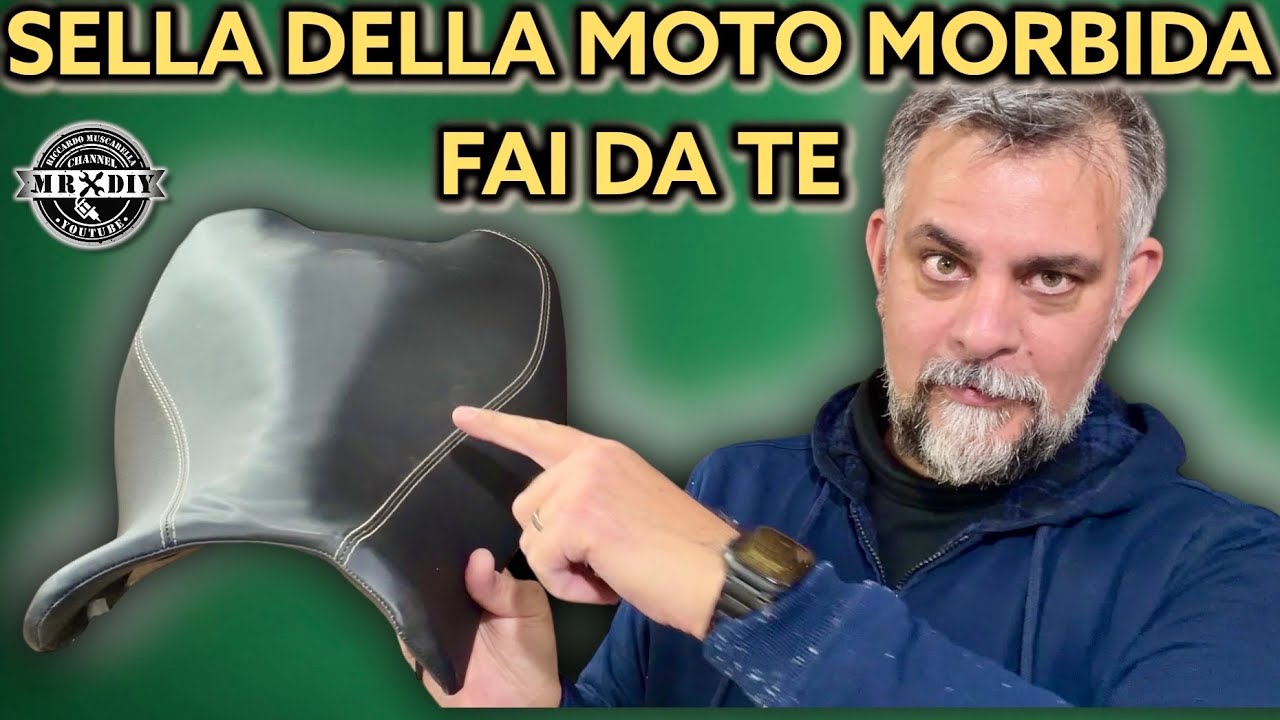 Sella con imbottitura morbida fai da te. Modifica sella moto e scooter. Benelli TRK 702 X. Bmw GS.