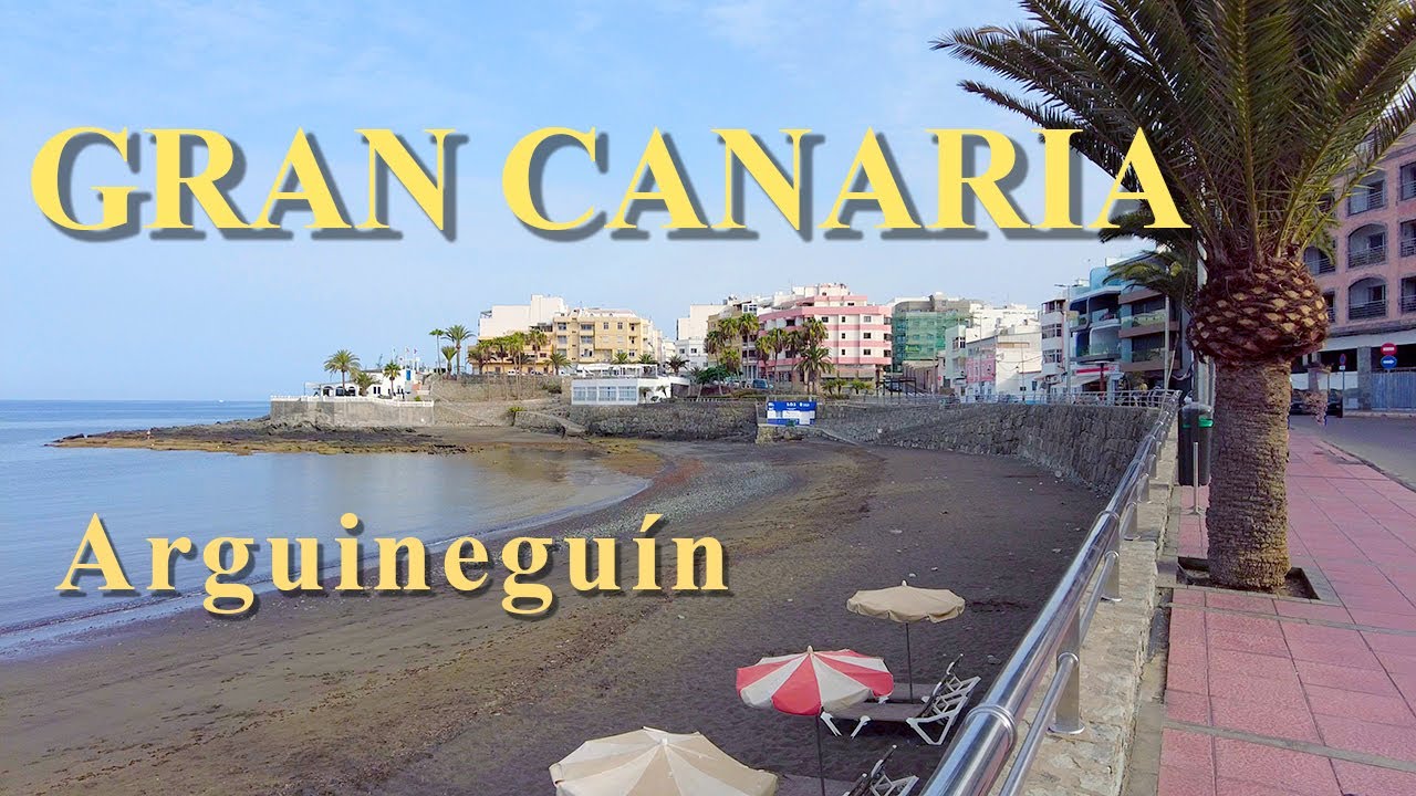 Walk in Arguineguín, Gran Сanaria, Canary Islands 4K