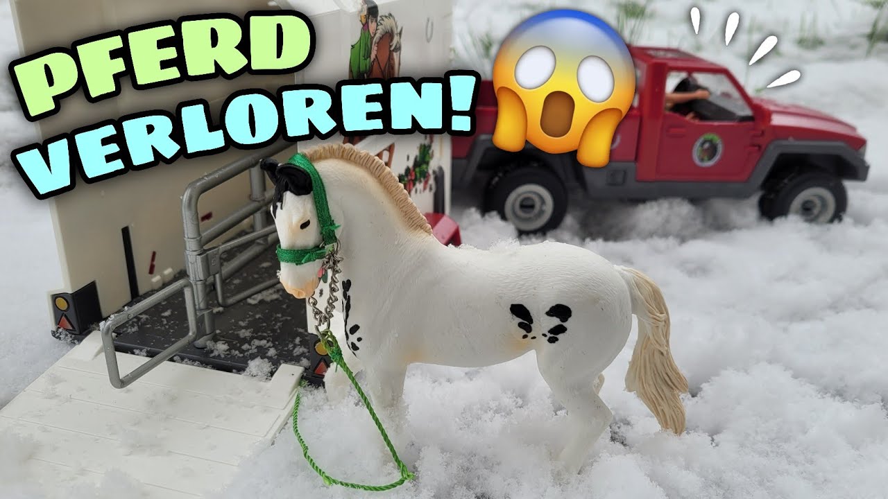 NEUES PFERD VERLOREN IM SCHNEE?! 😨🐴😢 Schleich