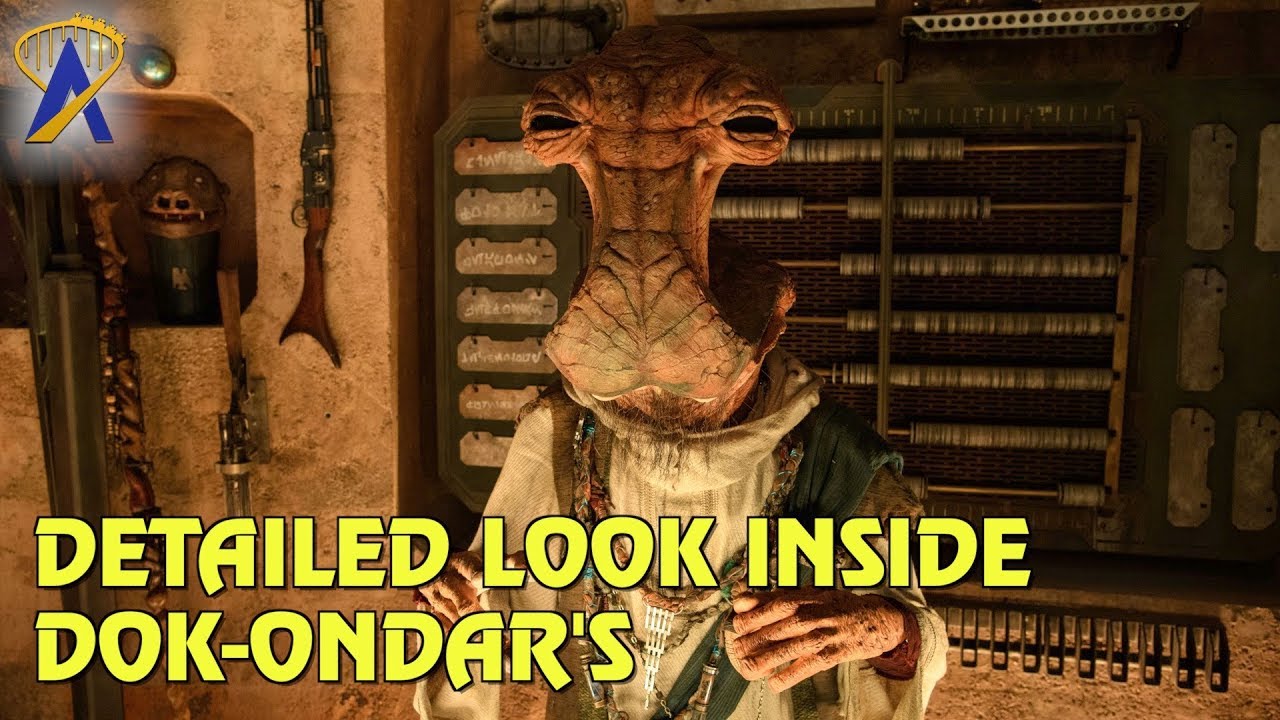Detailed Look at Dok-Ondar’s Den of Antiquities inside Star Wars: Galaxy's Edge