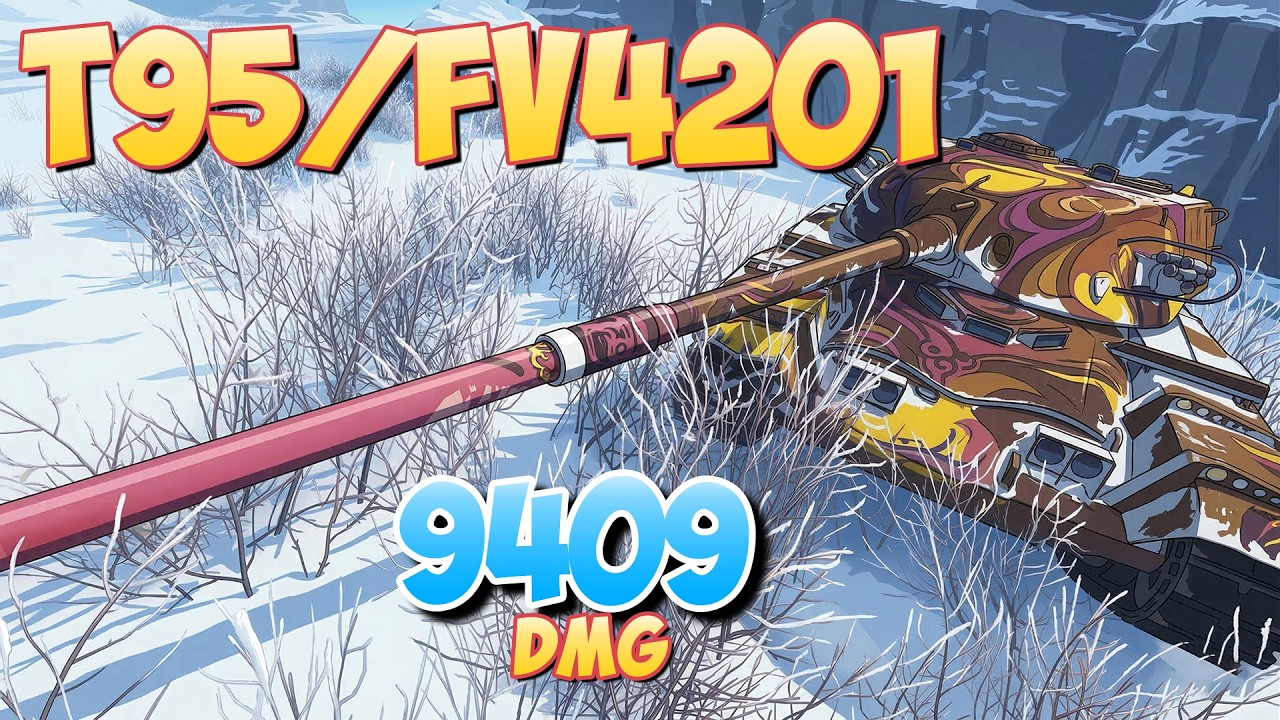 T95/FV4201 - 6 Фрагов 9.4K Урона • World Of Tanks
