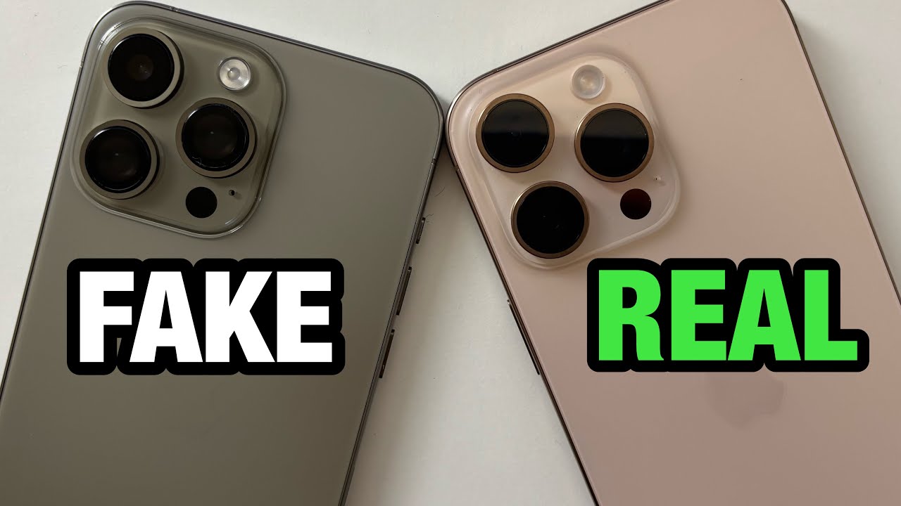 Как проверить, является ли iPhone 16 Pro Max оригиналом или подделкой (сравнение настоящего и под...