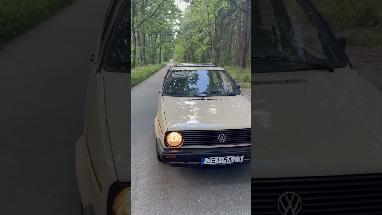 Volkswagen golf mk2 1.6 diesel. #volkswagen #golf #mk2 #golfmk2 #brykijakzfabryki