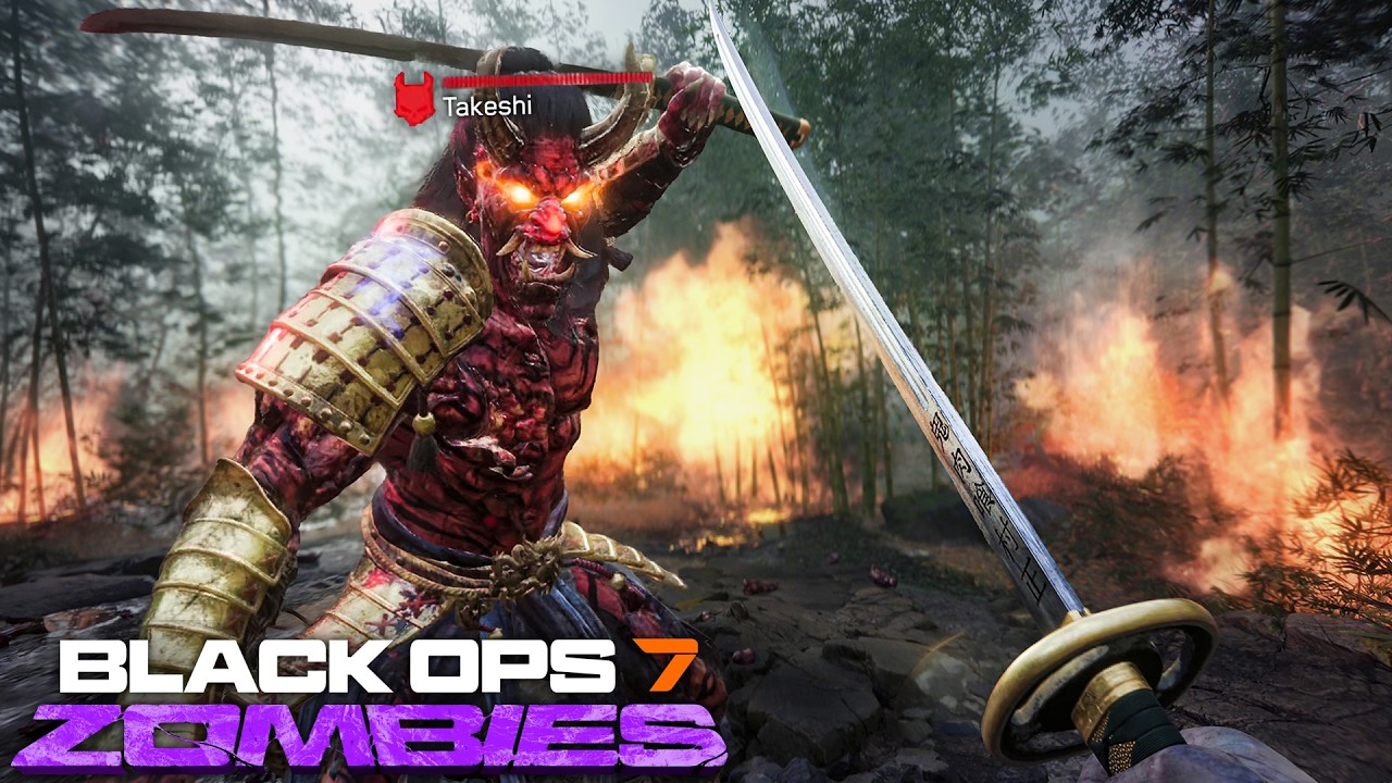 KOWAKUJO SECRET TAKEO BOSS FIGHT AND EASTER EGG CUTSCENE! (Black Ops 7 Zombies)