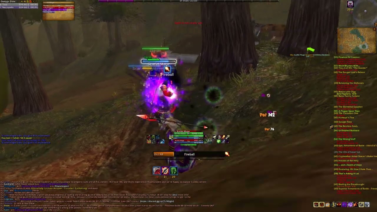 Warlock | Vanilla | Leveling Up | LVL 58