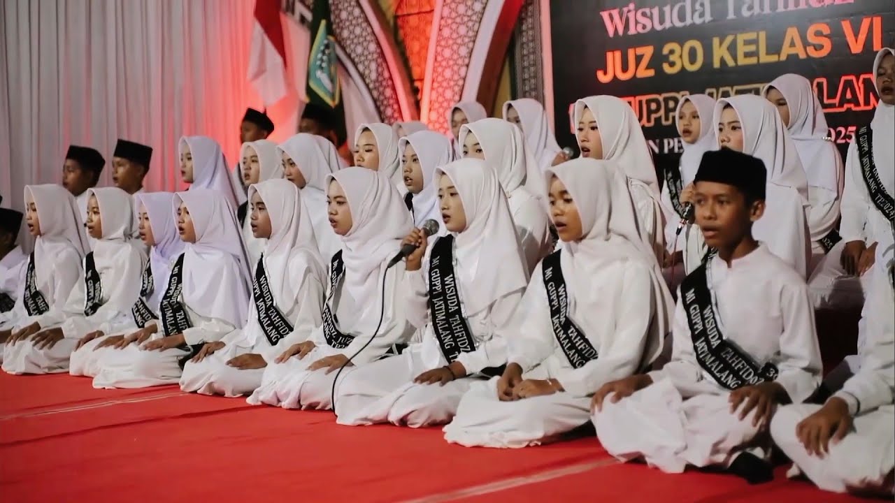 WISUDA TAHFIDZ JUZ 30 KELAS VI MI GUPPI JATIMALANG TAHUN PELAJARAN 2024/2025