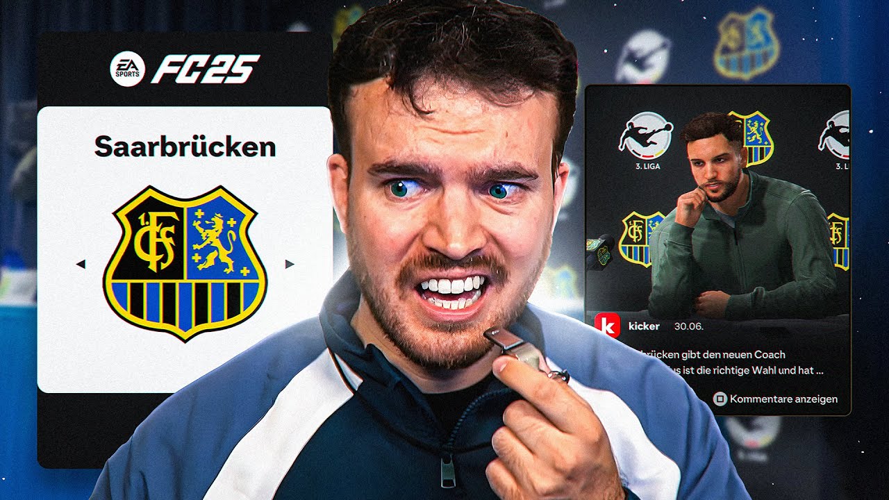 Vom POKALSCHRECK zum CHAMPIONS LEAGUE SIEGER!! 🔥 FC 25 Saarbrücken Karrieremodus #1