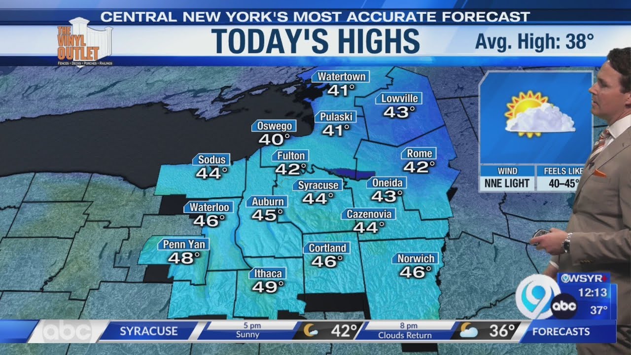 Storm Team Forecast: Noon Wednesday 3-4-26