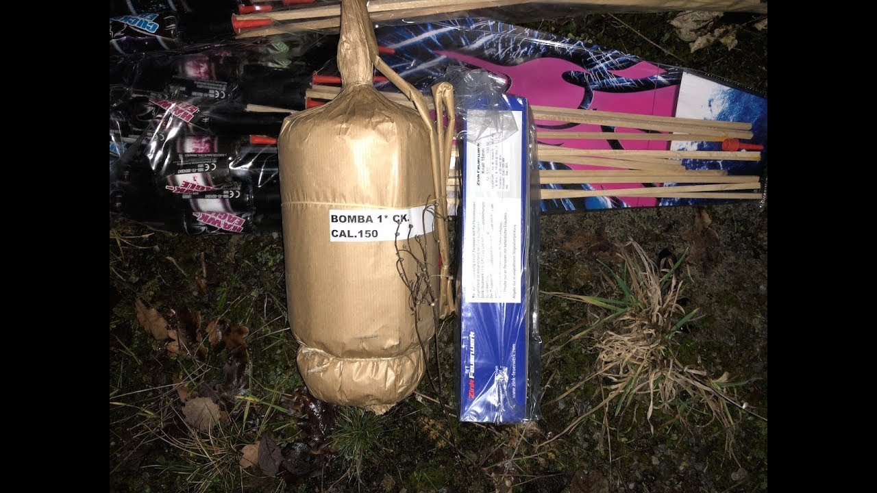 6 Inch Zylinder Shell + 100x Zink Knallpatronen/Vogelschreck 533 | 20K Special