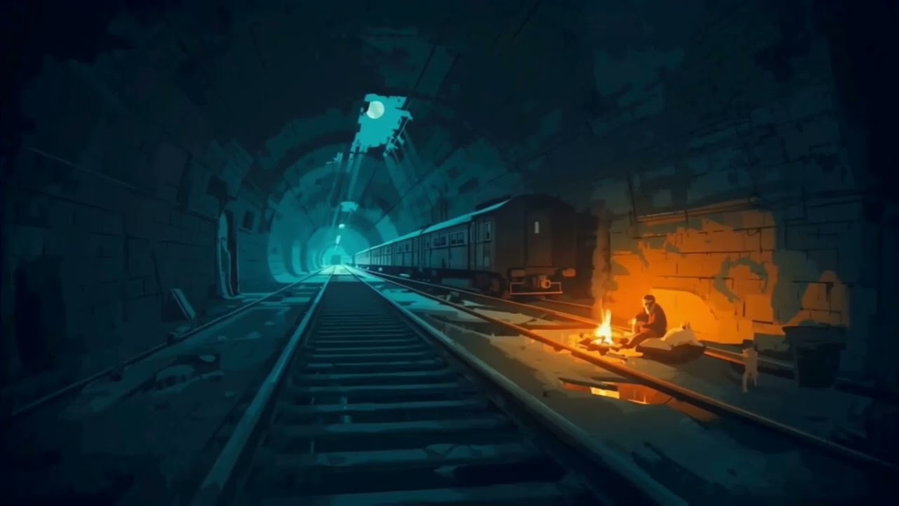 We Wait Beneath the City (4 Hours Subway Tunnel Ambience)