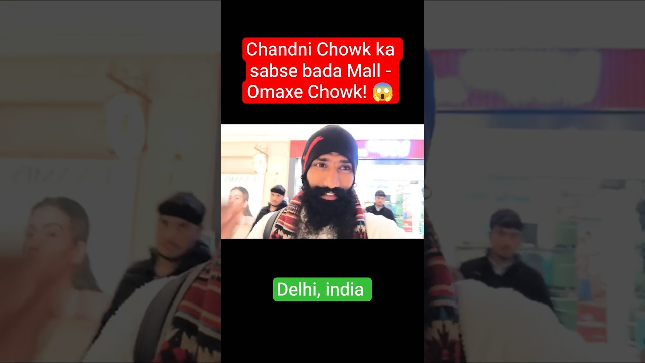 Omaxe Chowk Chandni Chowk inside view: A complete walkthrough of the mall.
