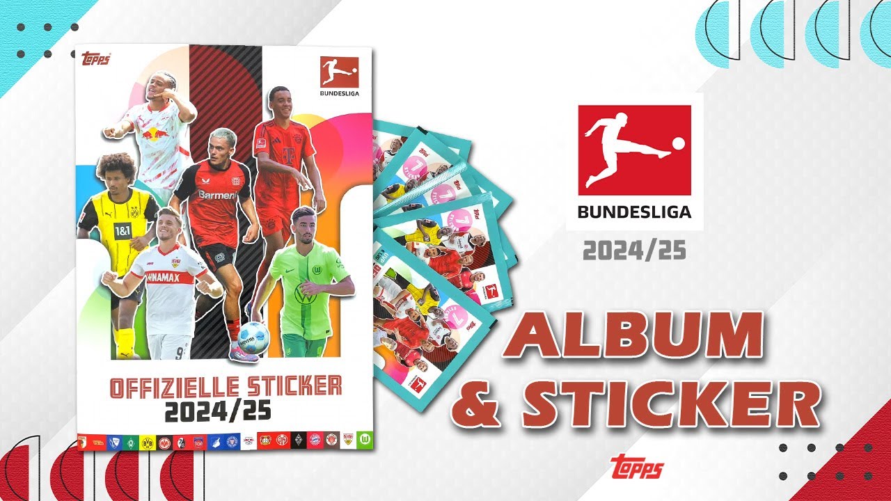 TOPPS Bundesliga Sticker 2024/25 - ALBUM & STICKER