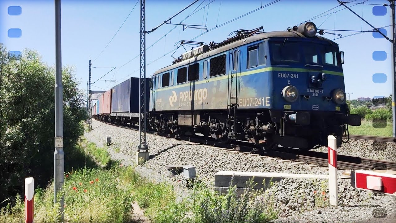 EU07-241E linia kolejowa nr 226 most nad Motławą | Gdańsk Olszynka [07.06.2018]
