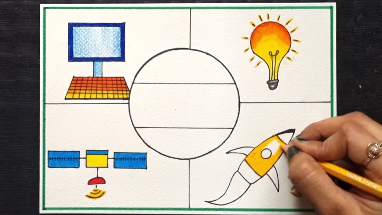 National Technology Day Drawing / National Technology Day Poster / Technology Day Drawing