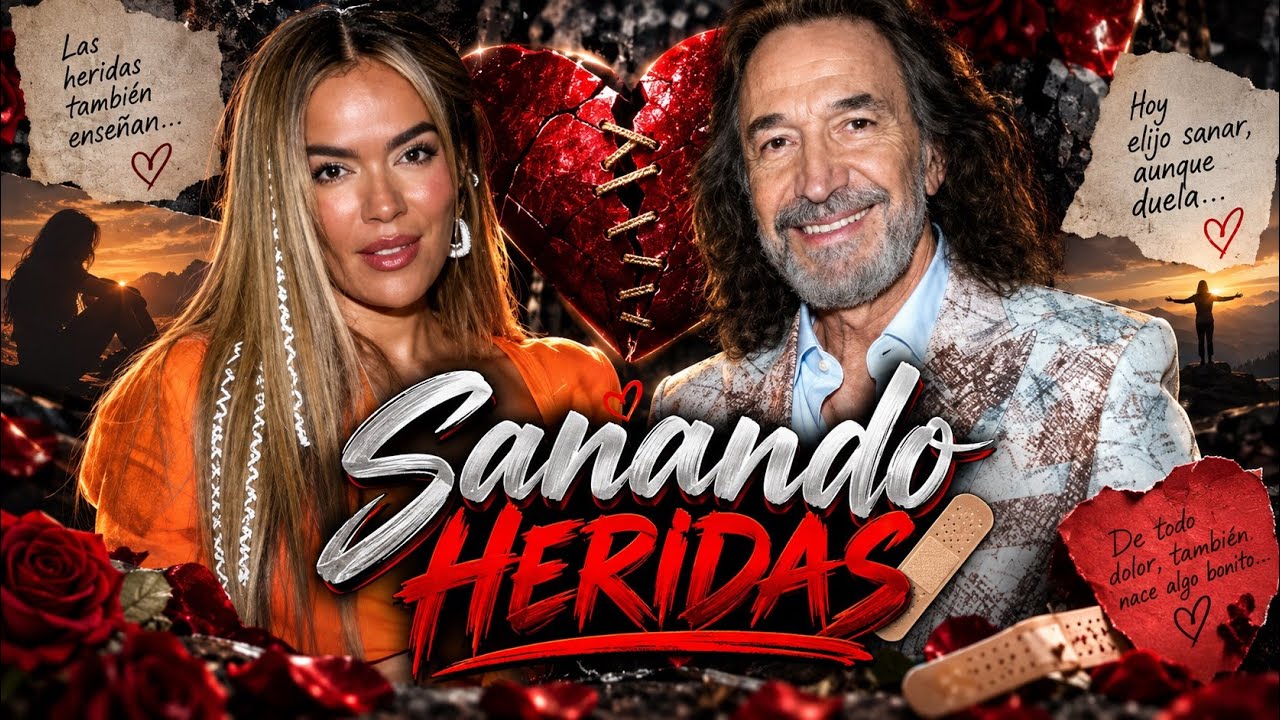 Marco Antonio Solis , Karol G - Sanando Heridas (Official Music Video lyrics)