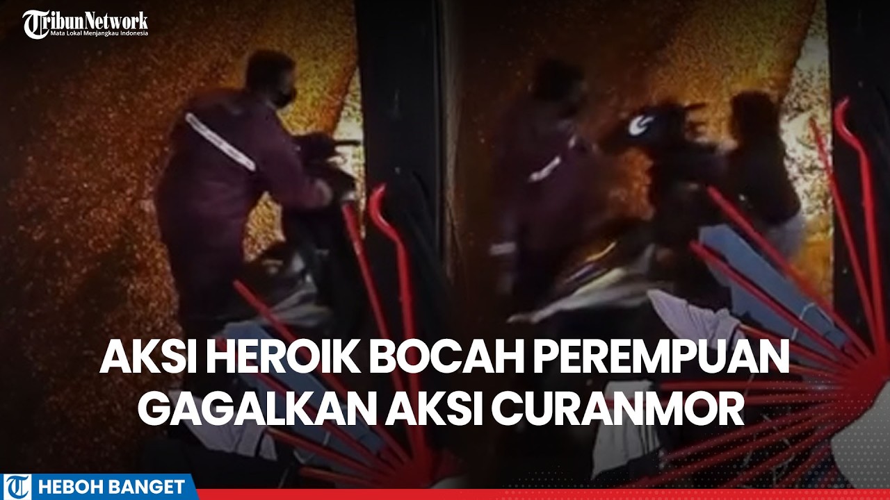 Detik-detik Bocah Perempuan Gagalkan Aksi Pencurian Motor Jelang Salat Tarawih di Bandung