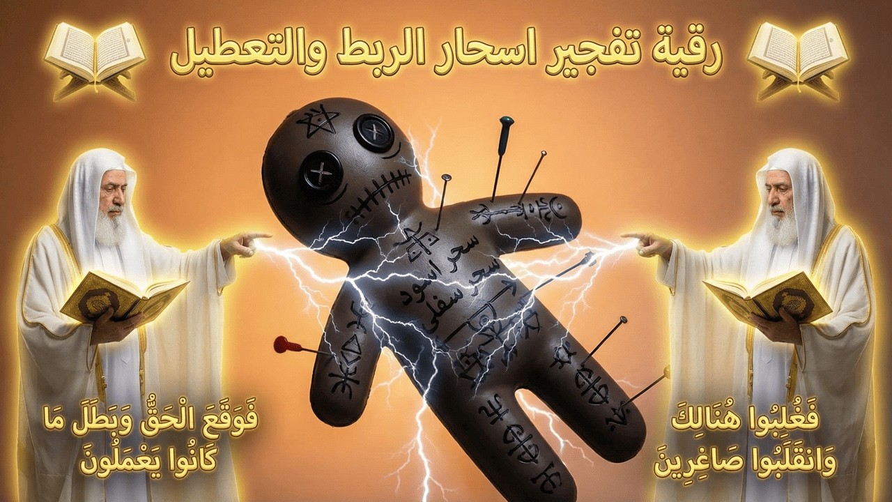 رقية تفجير سحر الربط والتعطيل وابطال سحر وقف الحال والفشل وضيق الرزق وقلة المال وازالة العكوسات وعقد