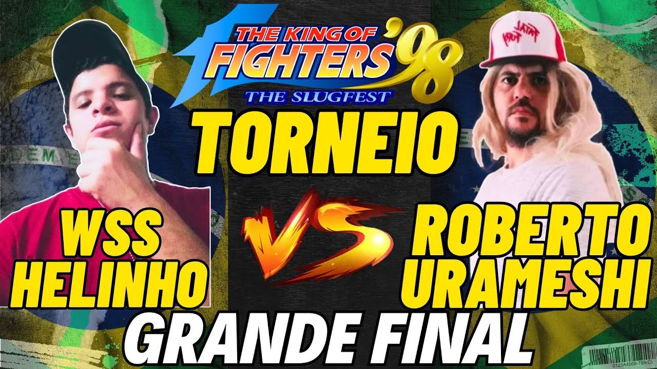 WSS-HELINHO vs ROBERTO URAMESHI FT15 | A GRANDE FINAL DO CAMPEONATO DE KOF98  #kof98 #kof