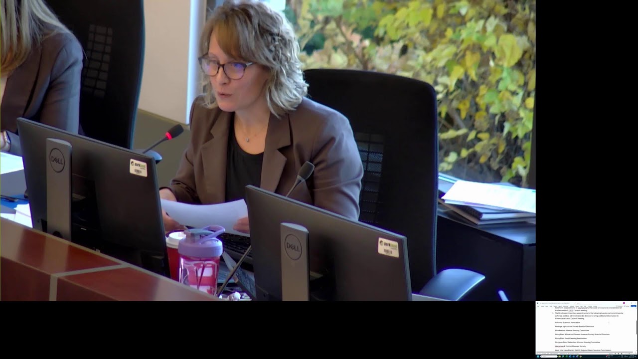 October 28, 2025 - Council Organizational Meeting