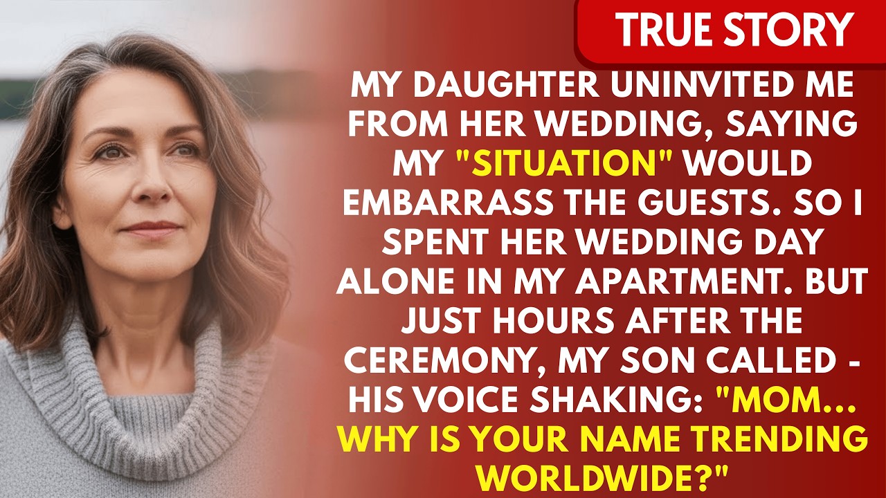 My Daughter Uninvited Me from Her Wedding — The Next Day, She Learned I'm a Bestselling Author
