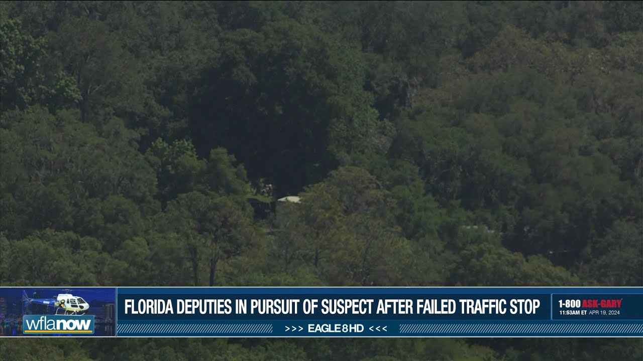 #BREAKING: SUSPECT ON THE RUN | Florida deputies in pursuit of suspect after traffic stop | #HeyJB