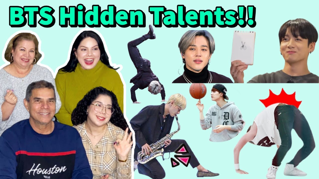 BTS HIDDEN TALENTS 😮 | Los Talentos ocultos de BTS ✨ | REACCIÓN EN FAMILIA!! 😍