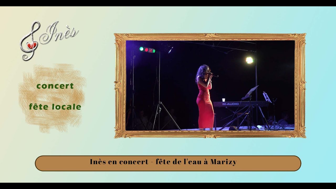 Inès en concert - fête de l'eau à Marizy