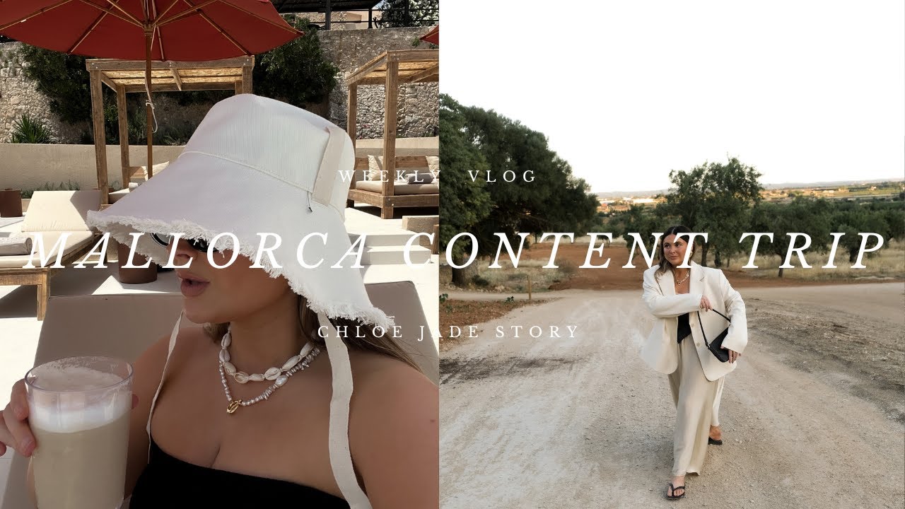 MALLORCA VLOG || BTS OF A CONTENT TRIP & WHAT I WORE