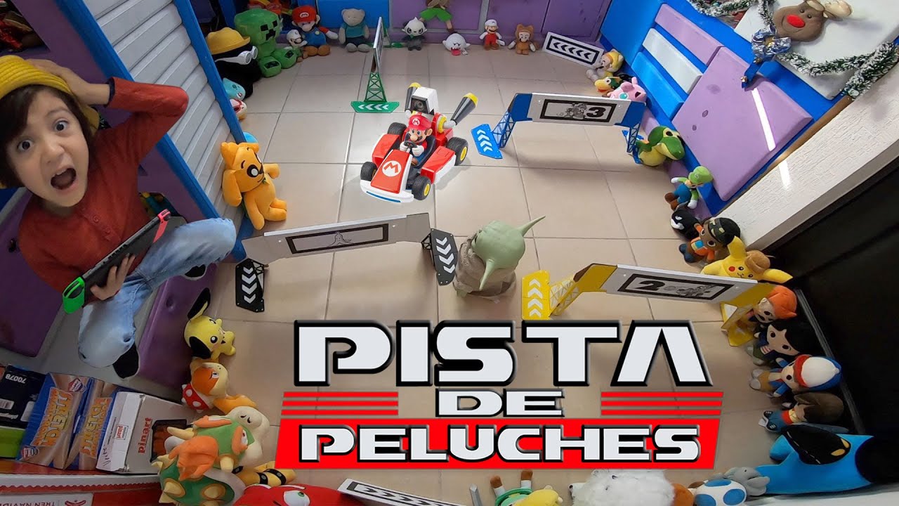 Construyo con PELUCHES el Circuito más Difícil para mi COMPETENCIA