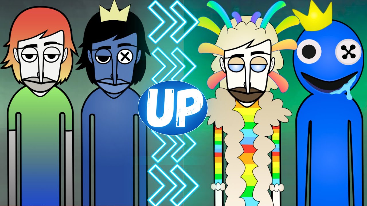 MonsterBox Upgrade: Light Island with Blue (Rainbow Friends) Incredibox mods msm