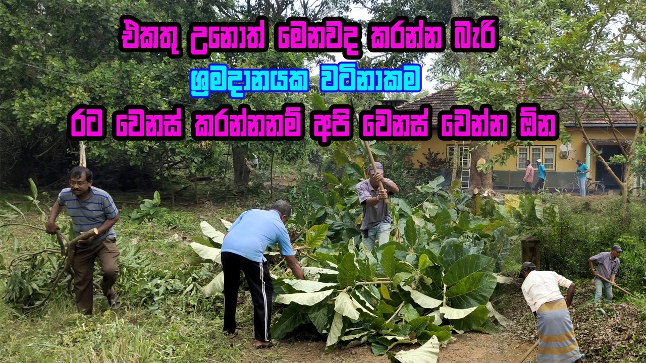 රටක් වෙනස් වෙන්න ඕන මෙන්න මේ වගේ දේවල් වලින් | sramadanaya