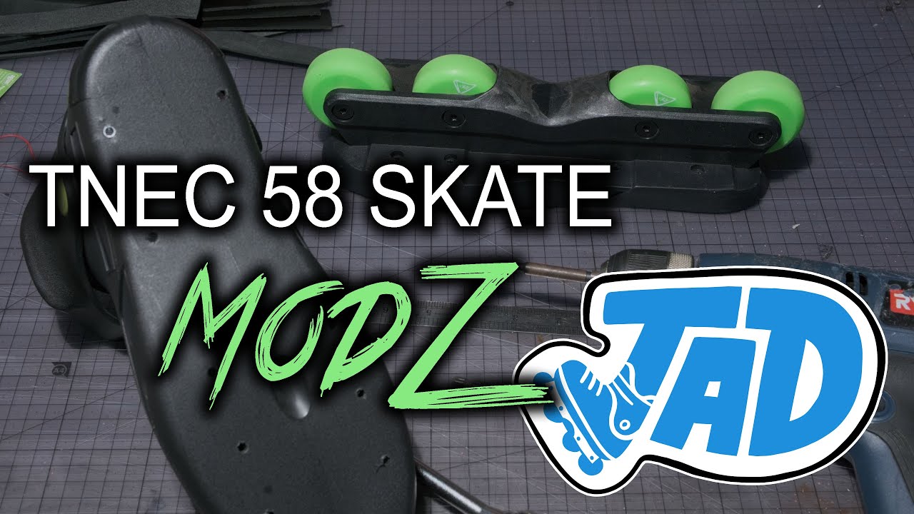 My TNEC 58 Skate Mods JADRollerVlog Rollerblading