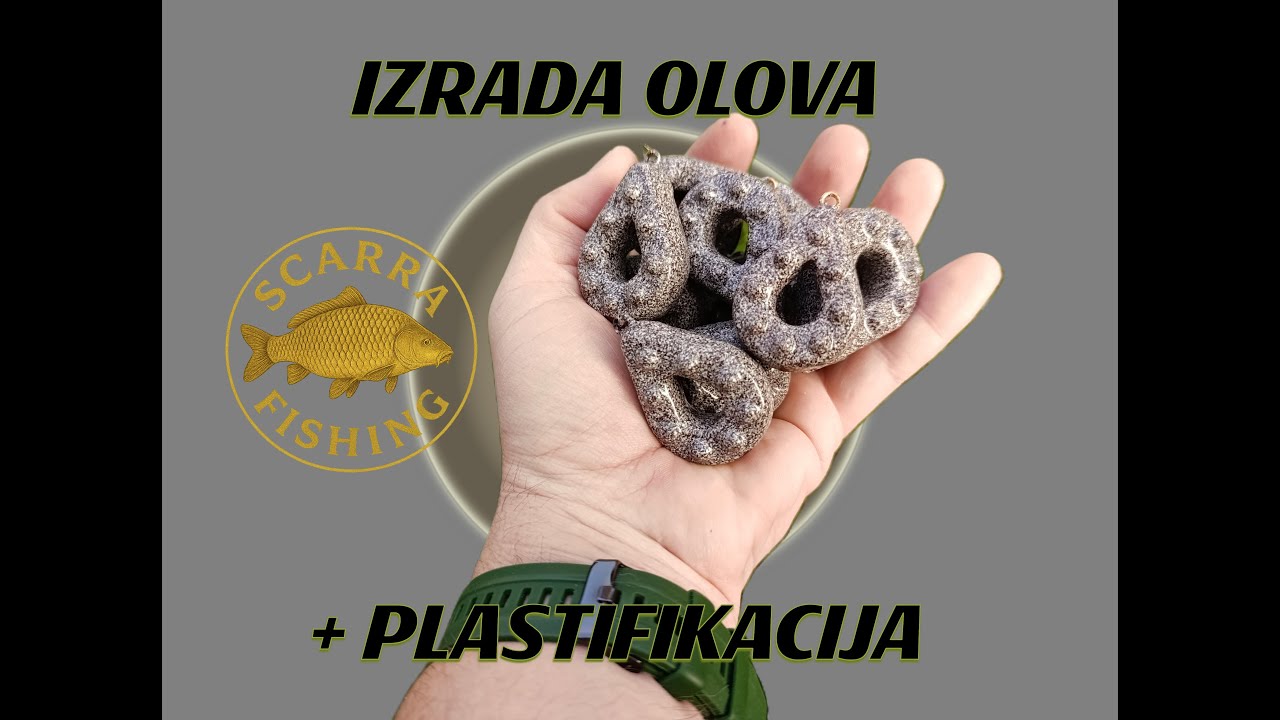Izrada olova za ribolov šarana + plastifikacija !