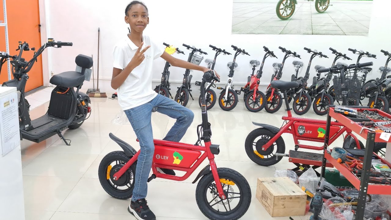 MON VÉLO ÉLECTRIQUE ROUGE #electricbike
