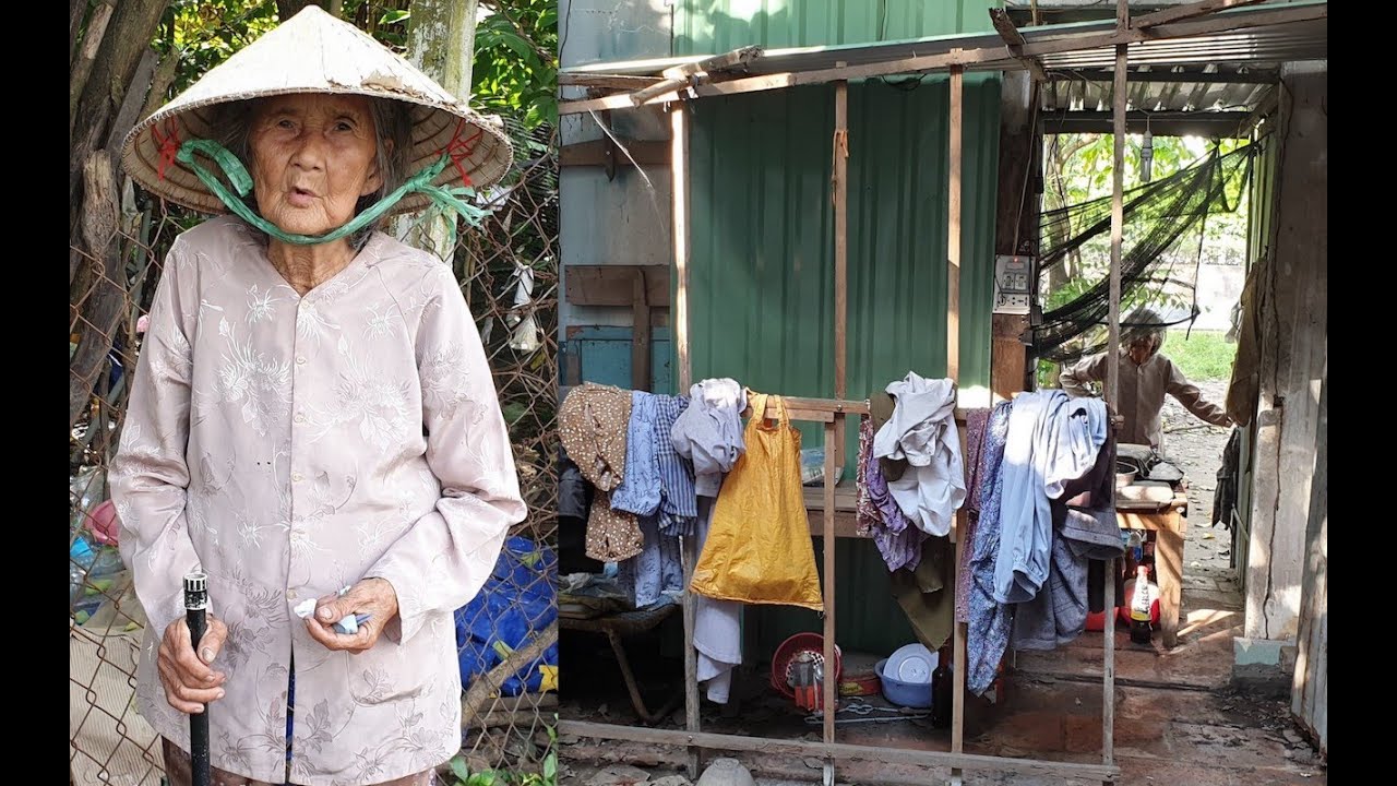 Bà cụ 83 tuổi sống trong căn nhà hoang, làm bạn với muỗi và chuột