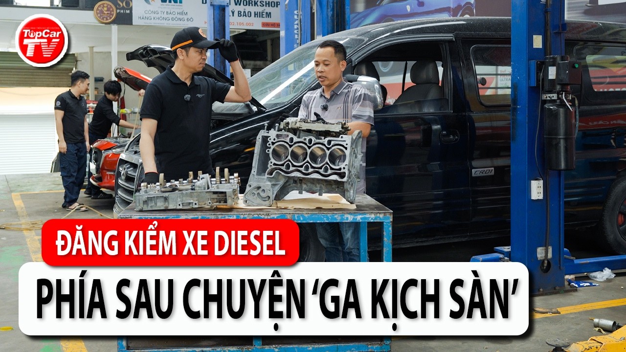 Xe diesel có thể bị hư hại ra sao nếu đạp ga kịch sàn khi đăng kiểm? | TIPCAR TV