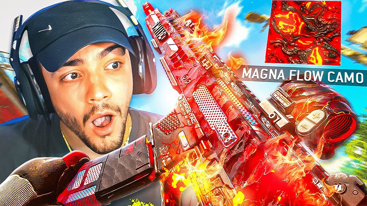 the NEW REACTIVE CAMO UNLOCKED in MW2, but... (Magma Flow)
