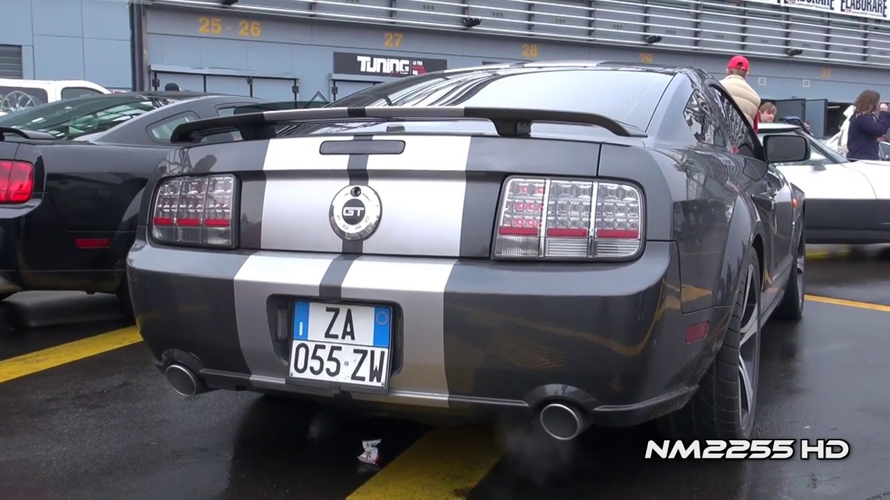 1285 Decatted Ford Mustang GT V8 LOUD REVS!