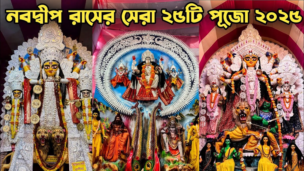 Top 25 Puja of Nabadwip Raas 2025 | Nabadwip Raas Yatra 2025 | Raas Yatra 2025 |